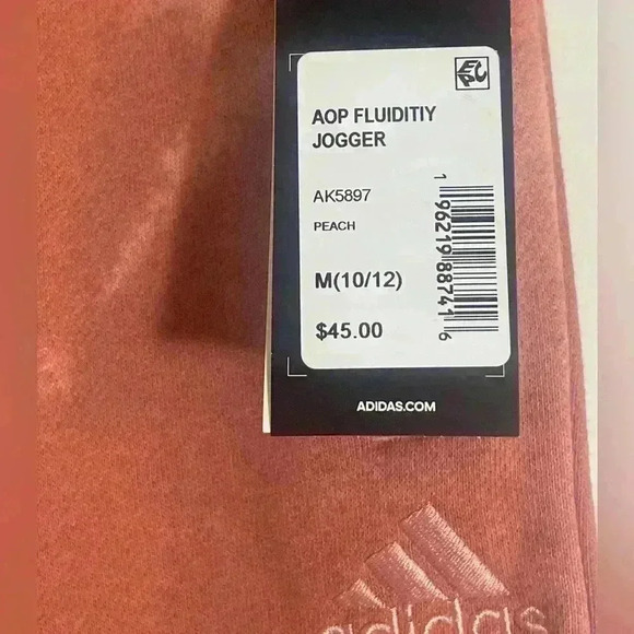 Adidas NWT AOP Fluiditiy Kids Joggers Size M 10/12 - Picture 8 of 10